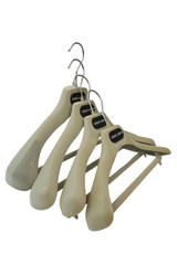 Set of 4 GIORGIO ARMANI Flocked Velvet Coat Jacket Suit Dress Pants Hangers 16″
