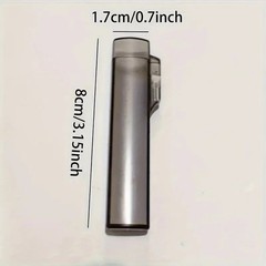 Mini Clear Storage Box Portable Travel Case Toothpicks Cotton Swabs Band-Aids