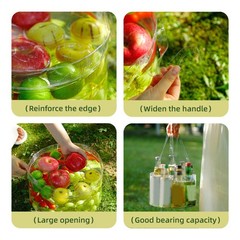 Foldable Bucket Portable Outdoor Large Capacity Travel Water Basin for Camping