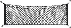 Car Rear Cargo Net, Universal Adjustable Elastic Trunk Cargo Storage Organizer N