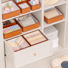 Vegan Leather Drawer Organizers,16 Pack Makeup Storage Boxes,Vanity Drawer Luxur