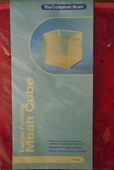 The Container Store Large Folding Mesh Cube, New In Package, One Piece