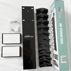 The Hat Organizer Rack w/ Curved Button Holder & Circular Bayonet Pack of 2