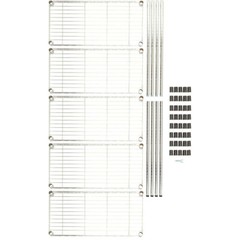 Adjustable Storage Garage Shelves Rack 5 Level Heavy Duty Steel Metal Shelf Unit