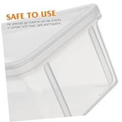 Bread Stora Box Airtight Plastic Container 7.48X3.74X2.36In