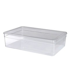 Clear Glossy Plastic Closet Storage Shoe Organizer Boot Box with Lid for Shoe