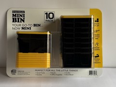 GreenMade Mini Storage Bins 10-pack Stackable Organizer Small Parts Tool Craft