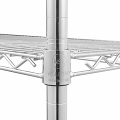 4/5 Tier Garage Wire Metal Shelving Adjustable Steel Heavy Duty Storage Shelf
