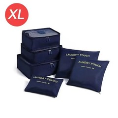 6Pcs Waterproof Clothes Storage Bags Packing Cube Travel Luggage Organizer Pouch