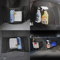 Universal Mesh Cargo Net Wall Sticker Organizer Pouch Bag Storage Mesh Net fo…