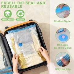 5/10pcs Vacuum Storage Bags Bedding Clothes Travel Space Saver Organizer