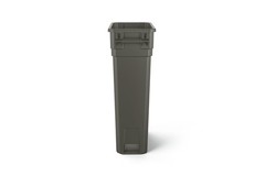 23-Gallon Narrow Trash Can with Handles – Durable Garbage Can, Gray, Made in …