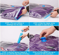 Vacuum Storage Bags Clothes Space Saver 3 5 7 10 Pack | Vacuum Seal Bags Travel