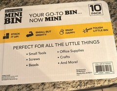 NEW 🔥10 Pack Greenmade Mini Bins with Lids Stackable Storage Bins Organizing