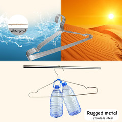 Extra Wide Wire Hangers for plus Size Clothes, 19.6 Inch Stainless Steel plus Si