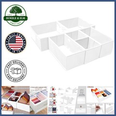Collapsible Fabric Drawer Organizers for Nursery or Bedroom Clothing Storage