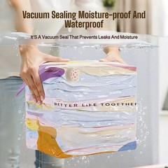 No Pump 3D Vacuum Storage Life Space Saver Better Life Space Bags 1/3/5Pcs