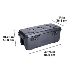 Plano Sportsman’s Trunk, 27-Gallon Lockable Storage Box