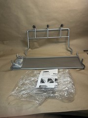 Rubbermaid FastTrack Garage Shelf w/ Hooks 5E15 Holds 50 lbs New Open Box Rare