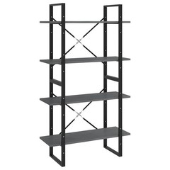 Bookshelf Book Cabinet Shelving Unit for Living Room Engineered Wood vidaXL