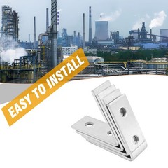 Inside Angle Bracket 4 Holes 60 Degree For 1/2 Bolt 3.6 Strut Channel 4 PCS