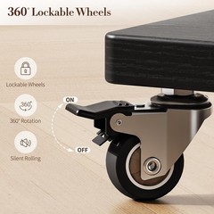 Yoobure Solid Wood Coat – 8 Small Clothing Wheels Heavy