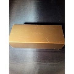 Gucci Bronze Metallic Storage Box GG Monogram Interior Logo Embossed Small Case