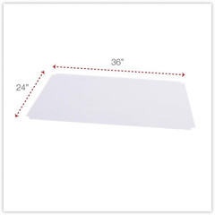 ALESW59SL3624 Plastic 36 In. X 24 In. Shelf Liners for Wire Shelving – Clear (4/