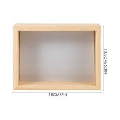 Insect Specimen Box Beige Plastic Rectangular Scientists 1Pack 7.1*5.3*2.2in