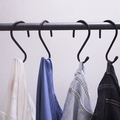 Large S Hooks 4 Pack 6In Heavy Duty Vinyl Coated Metal Hanging Closet Kitchen