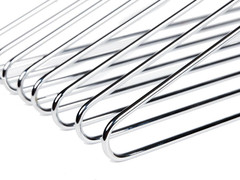 8 Quality Hangers Heavy Duty Metal Suit Hanger Coat Hangers with Polished Chrome
