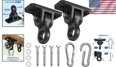 Heavy Duty Alloy Steel Swing Hangers Set of 2 with 5000+ lb Capacity, Yoga
