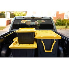 Commander X-large 50 -Gallons ( 200 -Quarts ) Black and Yellow Heavy Duty Stack