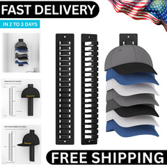 2 Pack Hat Organizer for Baseball Caps, Hat Rack for Wall with Strong Adhesive..