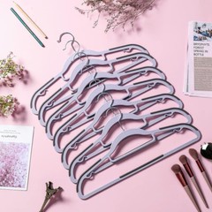 100 Pack Plastic Hangers Non Slip for Clothes Coat Heavy Duty 360° Swivel Hook