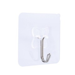 Suction Hooks Transparent Strong Suction 6 x 2.36 x 0.39in 5Pcs
