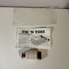 Tie ‘N Toss Twine/String Spindle Holder Kit With Instructions- New