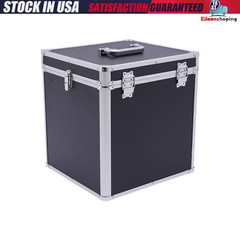 Vinyl Record Storage Box For Up To 50+ 12-inch Albums, Records Crate, Lp Album S