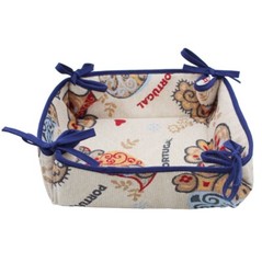 Traditional Portuguese Icons Bread Basket – Decorative Cotton Blend