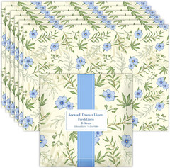 SCENTORINI Fresh Linen Drawer Liners Shelf Liners, 14.3 X 19.6 Inch 6 Sheets, Sc