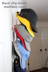 Contemporary Cap Rack FAV | Over Door Organizer for 40 Caps – Secure & Stylish