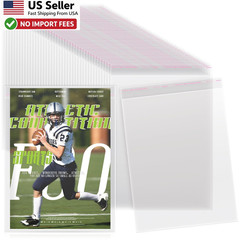 Feifeiya 80 Pcs Magazine Protectors Clear Plastic Sleeves 9.25×11.42 Inch USA