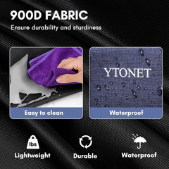 Cleaning Caddy Bag Wearable Organizer w/ Strap 8 Compartments Waterproof