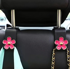 2pcs Universal Car Seat Headrest Hook Hanger for Bag Purse Clothes Coat