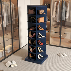 7 Tier Rotating Shoe Rack Tower 360° Spinning Shoe Display Carousel