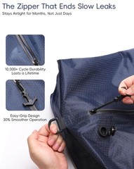 Travel Vacuum Bags for Luggage with Wireless Pump, Reusable Space Saver 2 pack