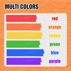 Colored Masking Tape, 6 Rolls, 0.94In X 22Yd (132Yds in Total) Washi Tape, Paint