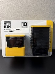 10 Pack Greenmade Mini Bins with Lids Stackable Storage Bins for Organizing NEW