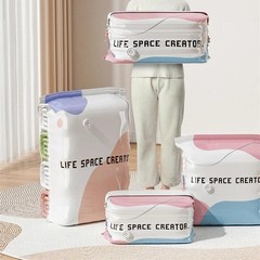Large Capacity Vacuum Storage Bags No Pump Space Saver Compression Bags for Clot