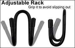 Over The Seat Hard Hat Holder – Two Flexible Racks for Vehicle Organization